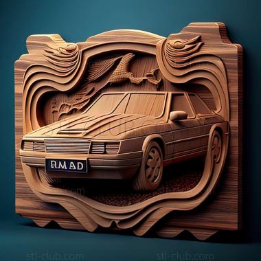3D мадэль Saab 900 (STL)